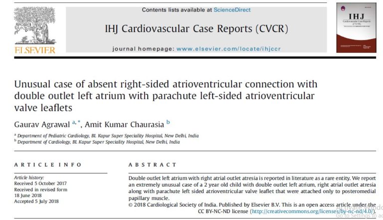 BU Cardiovascular Case Reports - rare case study by Dr Gaurav Agrawal